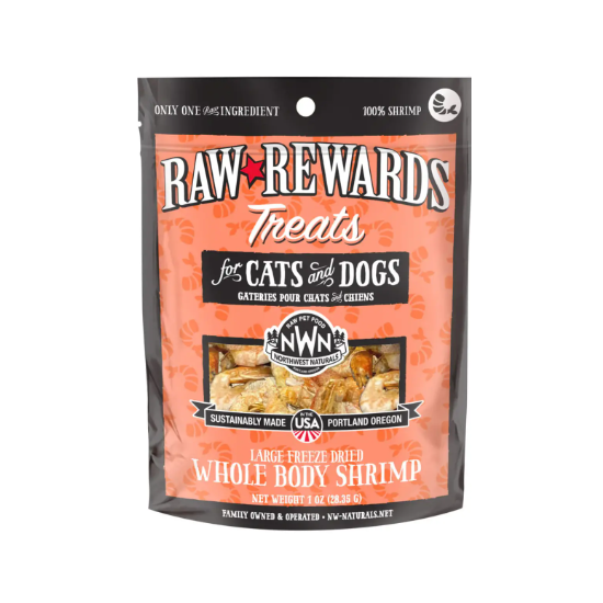 Freeze Dried Shrimp Recipe Pet Treats Dog & Cat Snacks (28G/1OZ)
