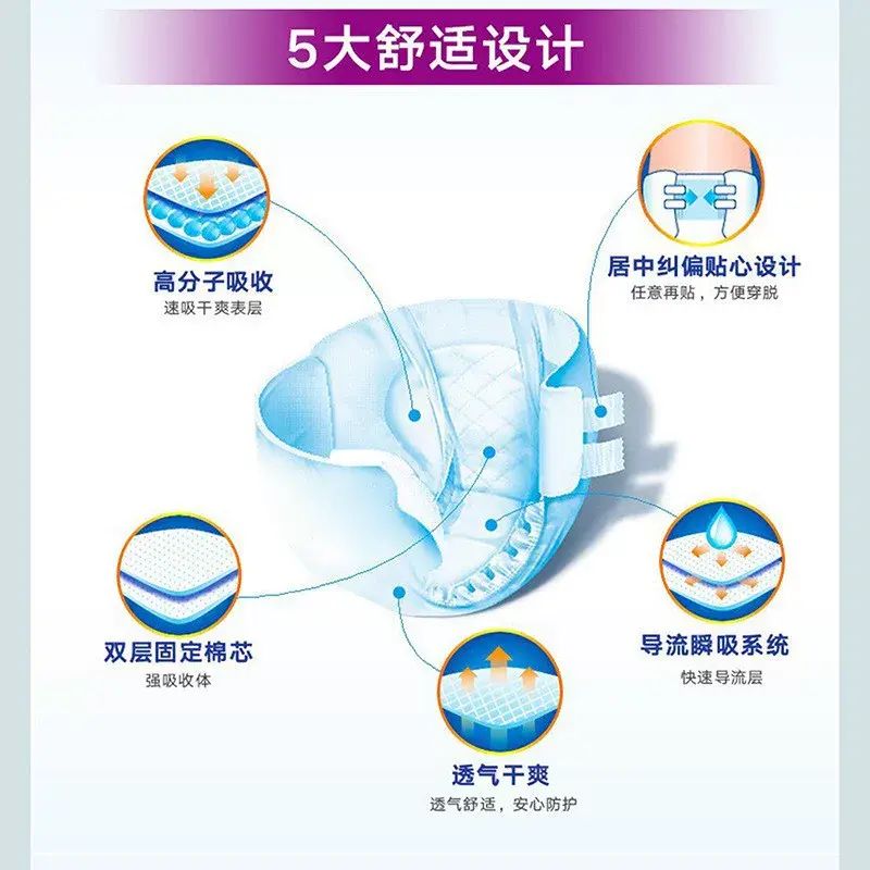 成人紙尿褲大號ML大號老人尿布尿不濕拉拉褲紙尿片