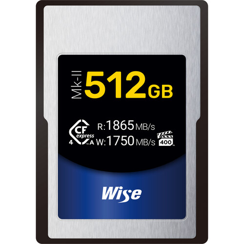 Wise Advanced | Wise Advanced 512GB CFexpress 4.0 Type A Memory Card ...