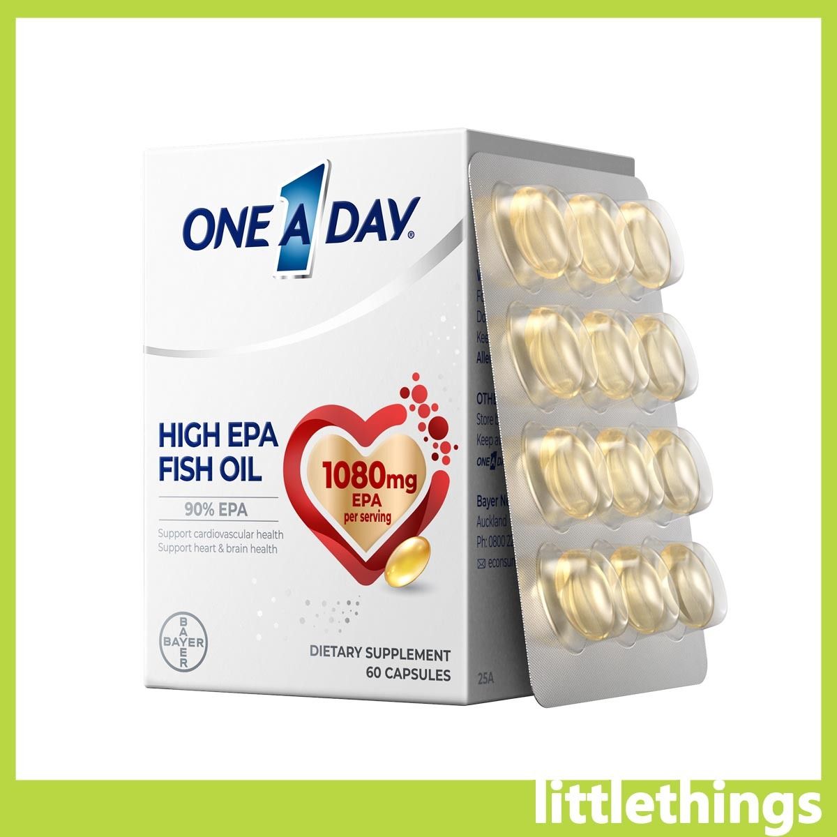 Bayer High EPA Fish Oil (90% EPA, 1080mg) 60 capsules [parallel import] 