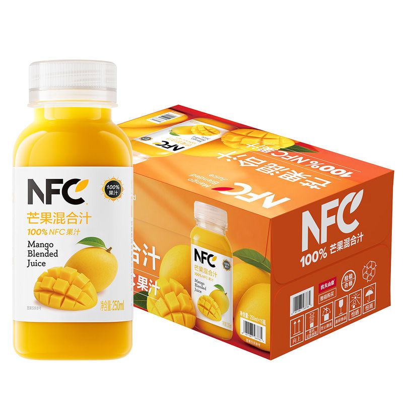 山姆直采-农夫山泉 NFC100%芒果混合汁250mL*15