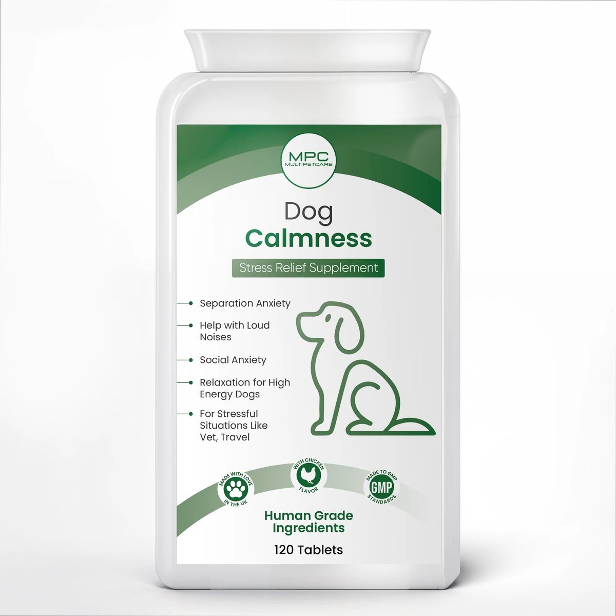Dog Calmness - Anxiety & Stress Relief Supplement for Dogs
