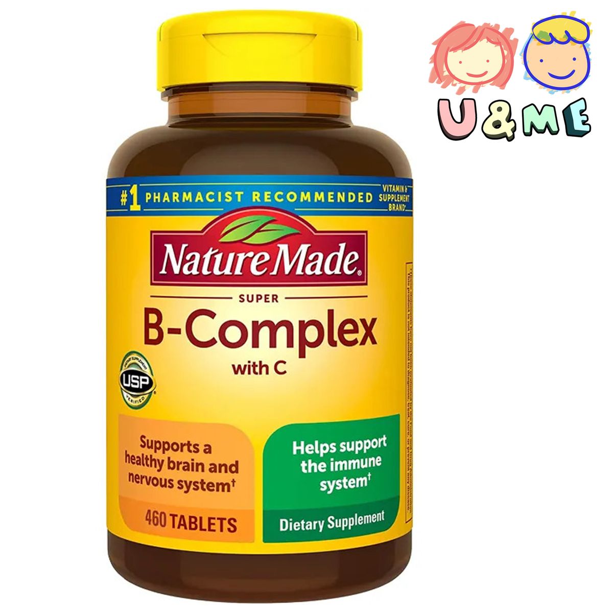 萊萃美 超级復合維他命B雜群 + 維他命C 460粒 (平行進口貨)
