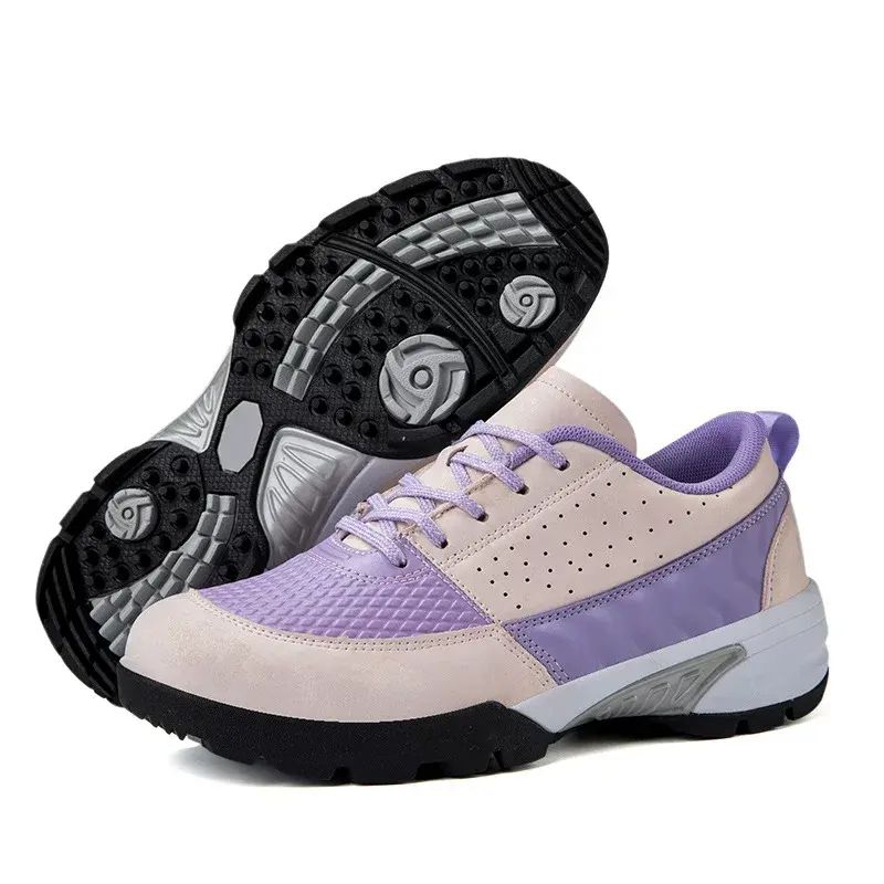 出口外貿高爾夫球鞋女士防水無釘防側滑固定鞋釘男款運動鞋男女款