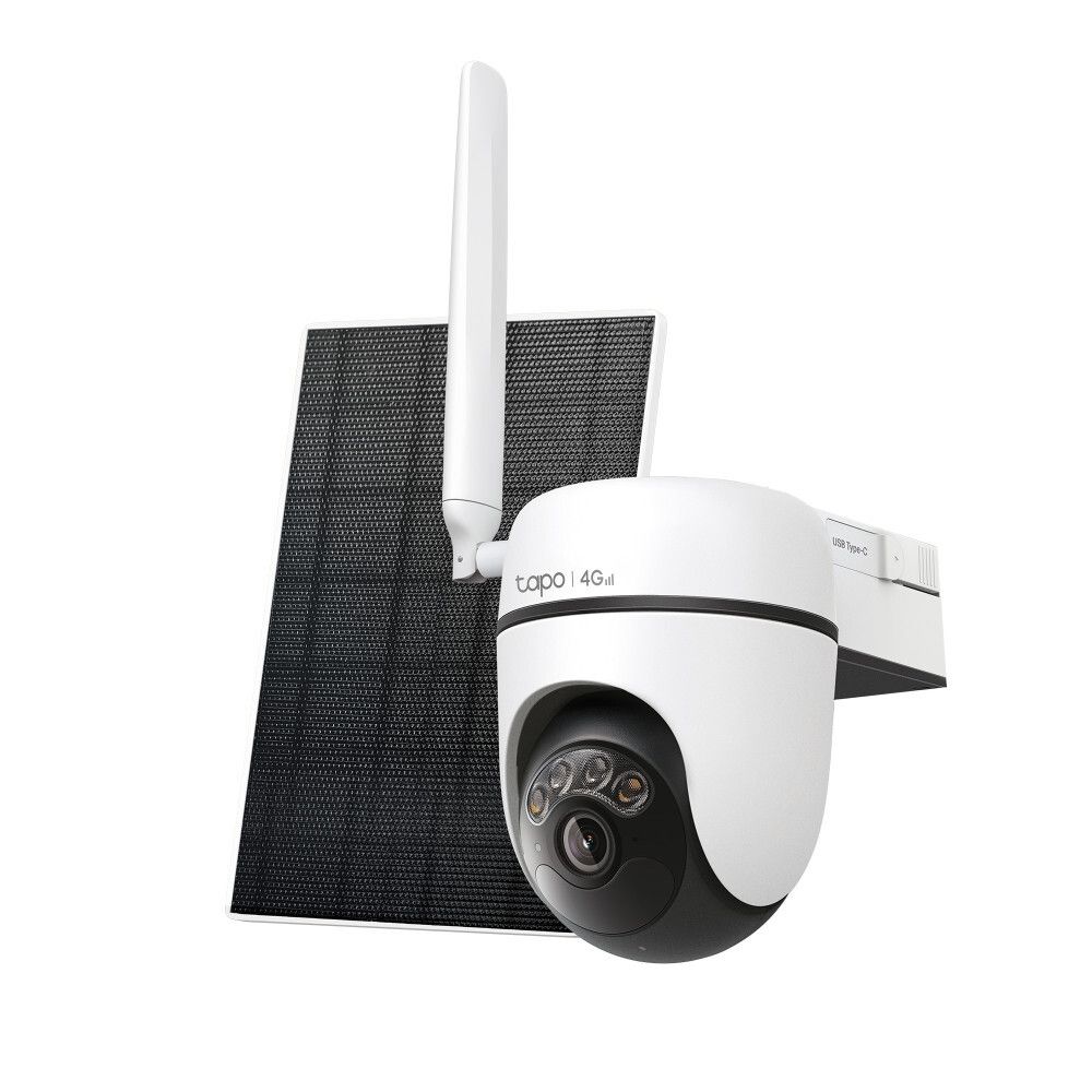 Tapo C615G KIT 2K 3MP 4G LTE 旋轉式安全攝影機 / IP Cam + 太陽能板套裝