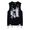 Summer trendy cartoon print canopy ripped vest men and women summer loose casual hip-hop sleeveless