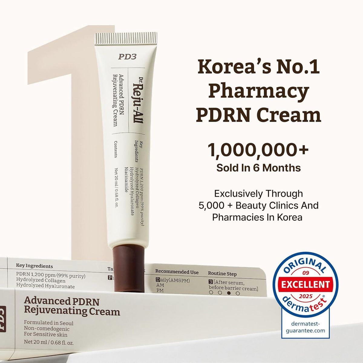 Dr. Reju-All | PD3 Advanced PDRN Rejuvenating Cream 20ml [Parallel