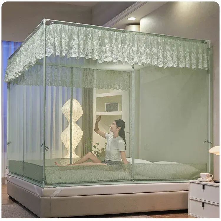 防摔蚊帐宫廷蚊帐花边款1.2米多规格可选