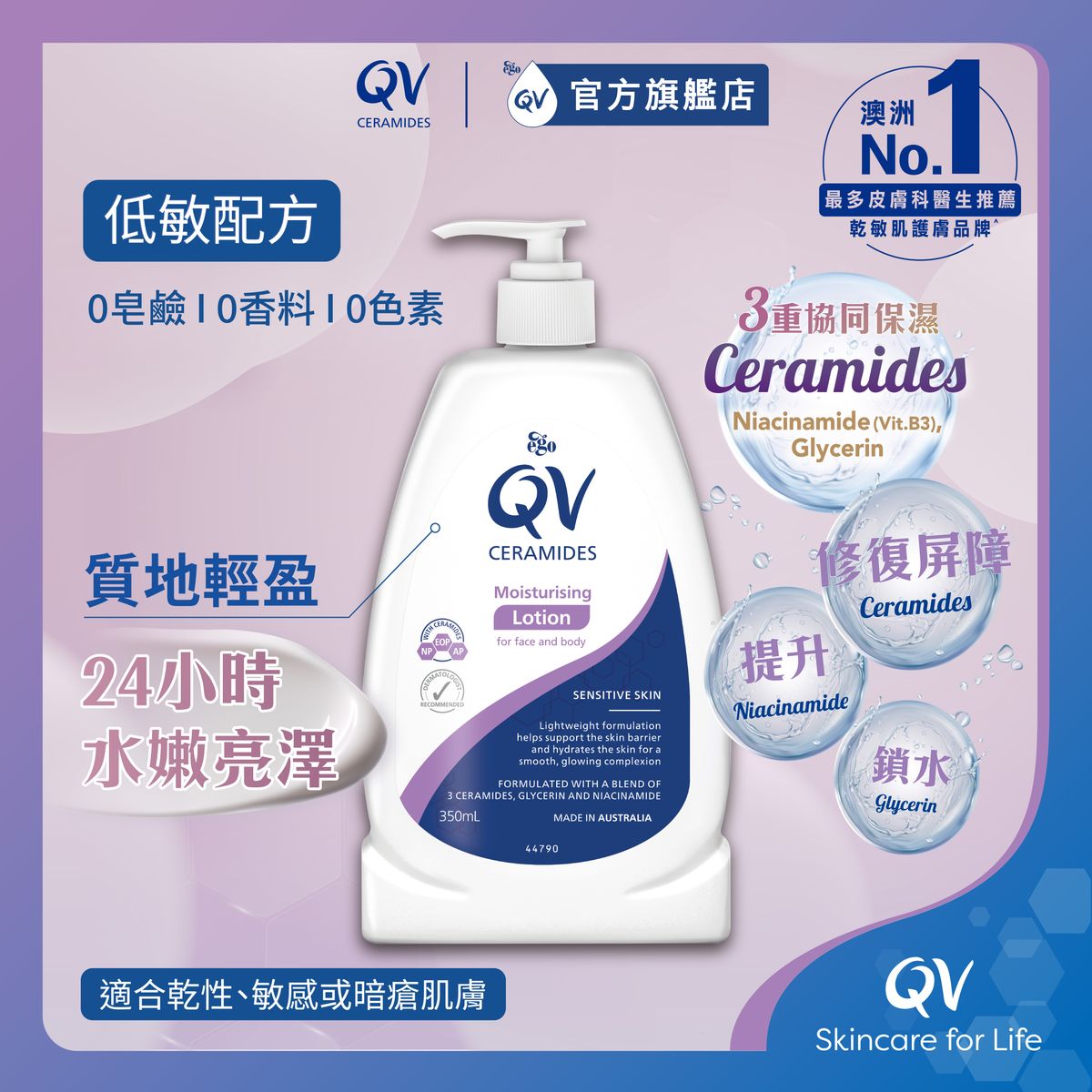 Ceramides 潤膚乳液 