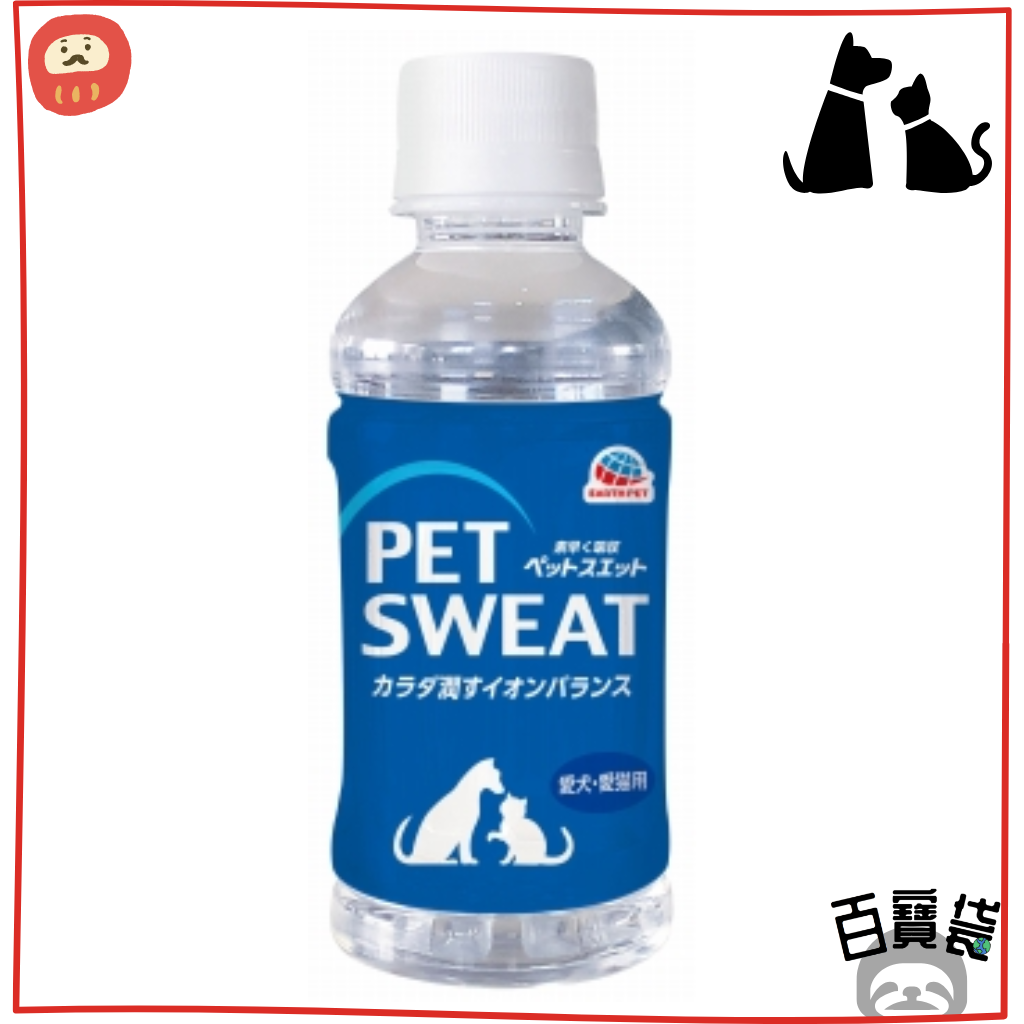 日本Pet Sweat寵物電解質補水飲料200ml (貓狗用) (小)