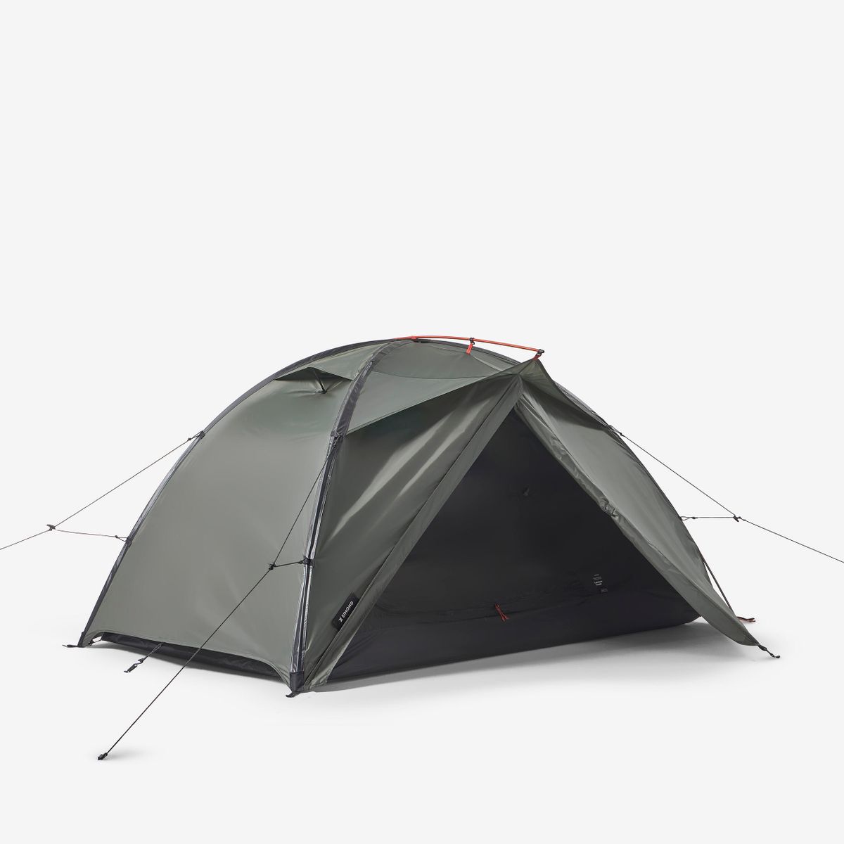 2人 長途遠足 / 露營輕量自立帳篷 - MT500 - 深灰色