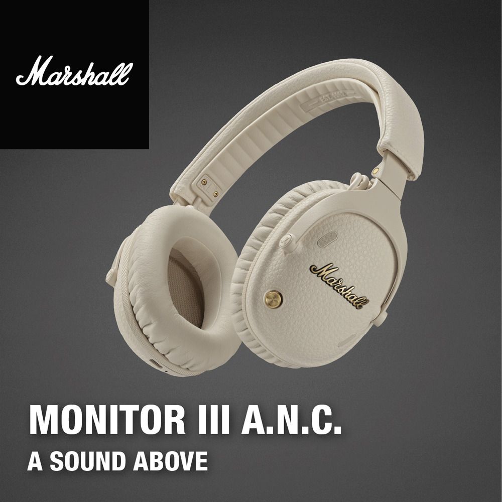 Monitor III A.N.C 頭戴式降噪藍牙耳機 奶油白