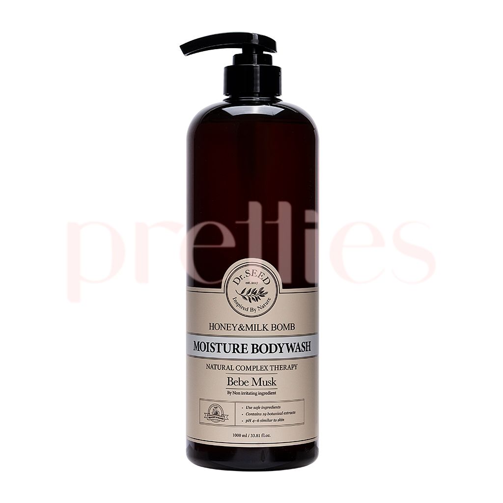 Honey & Milk Bomb Moisture Body Wash 1000ml (Bebe Musk)(Parallel Import)