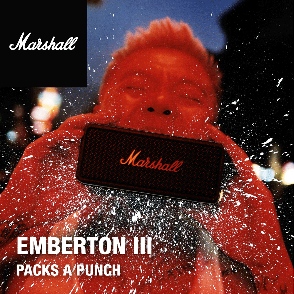 Emberton III Portable Speaker Black & Brass