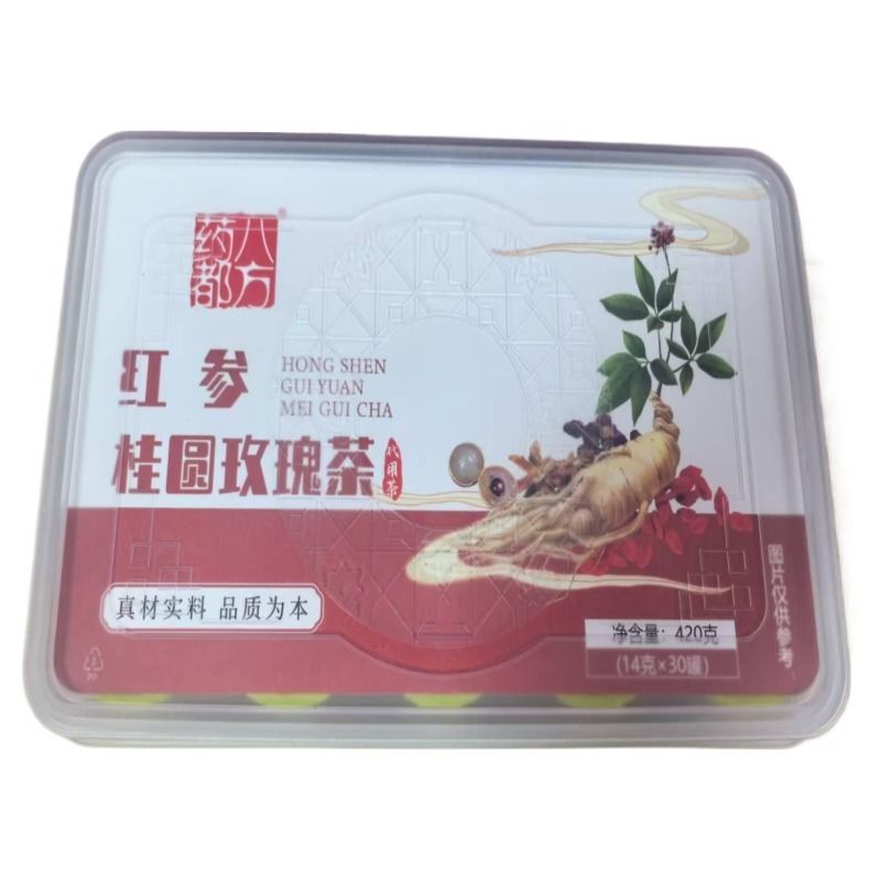 薬都八方-紅參桂圓玫瑰茶420g（14g*30罐）