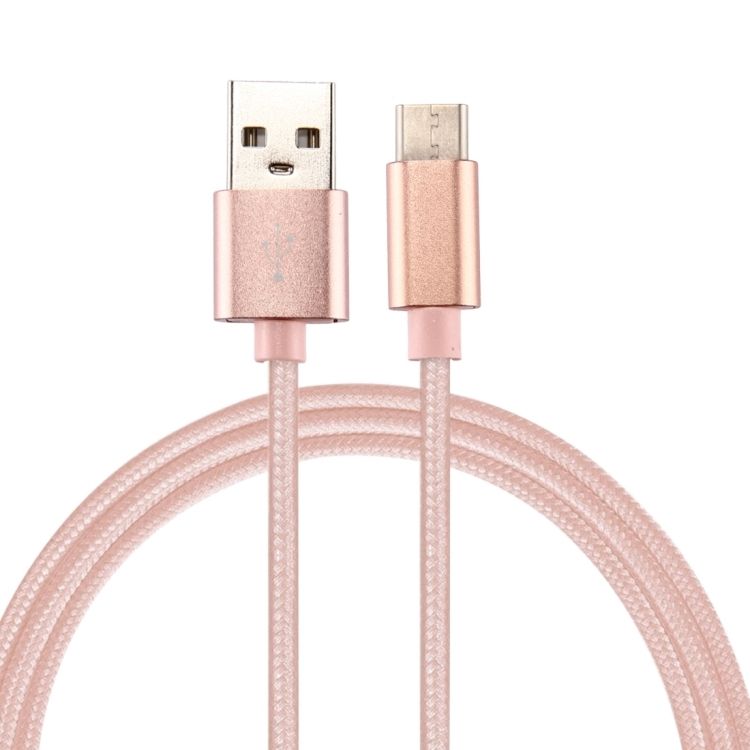 Knit Texture USB to Type-C Data Sync Charging Cable
