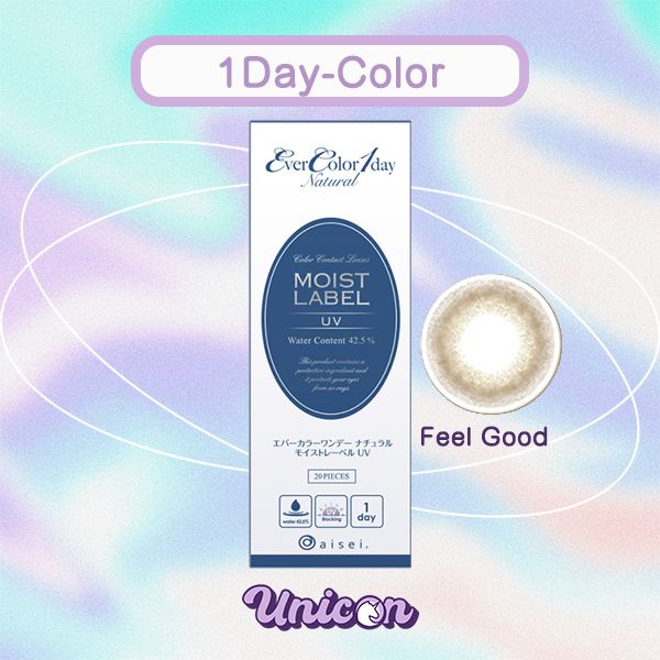 EverColor 1 Day Natural Moist Label -Feel Good- [NM2008] 日拋彩色隱形眼鏡 