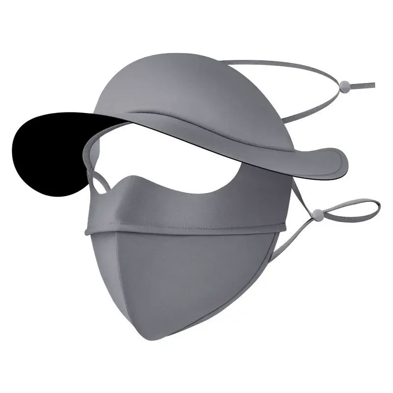 超亚帽簷防晒口罩女高颜值2025薄款抗UV3d立体透气凉感