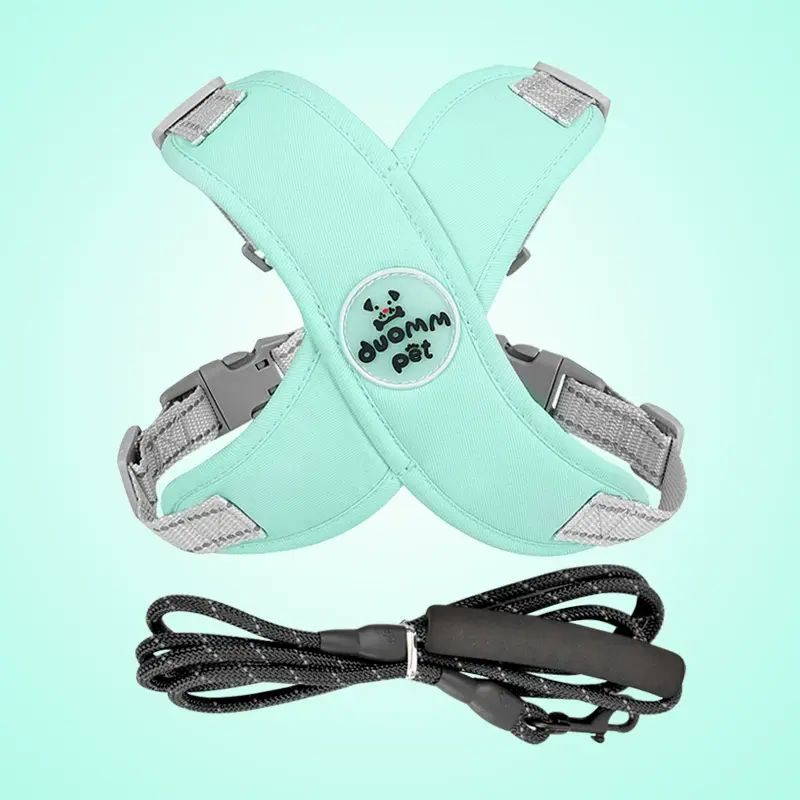 日本MUJIQ Pet背心式狗狗牵引绳中型犬柯基柴犬胸背带小狗遛狗绳
