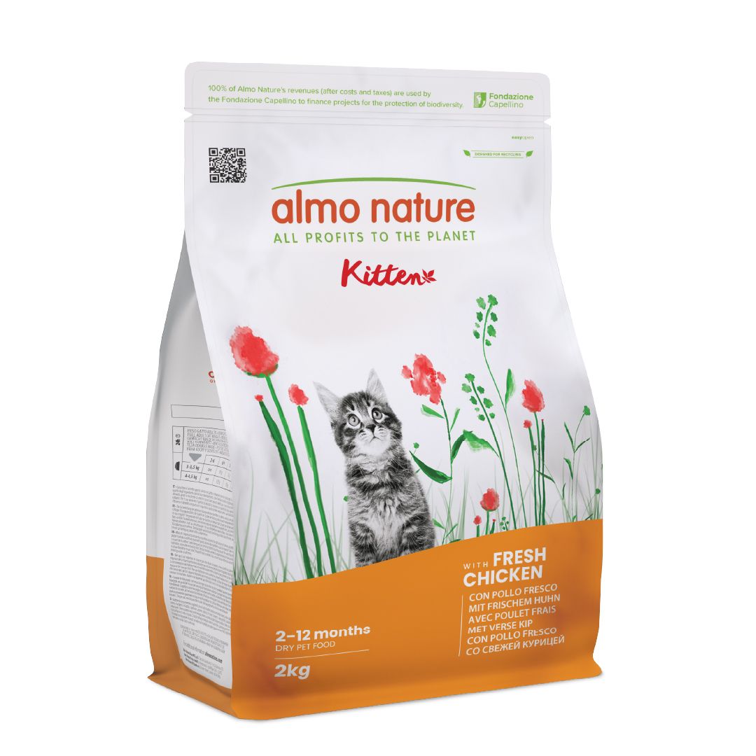 Holistic Kitten - Chicken (2kg)  2-12 months Cat Food 631/121698 AlmoNature 