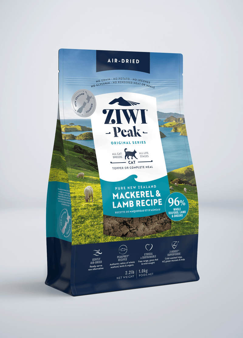Gently Air-Dried Mackerel & Lamb Recipe Cat Food 1kg 