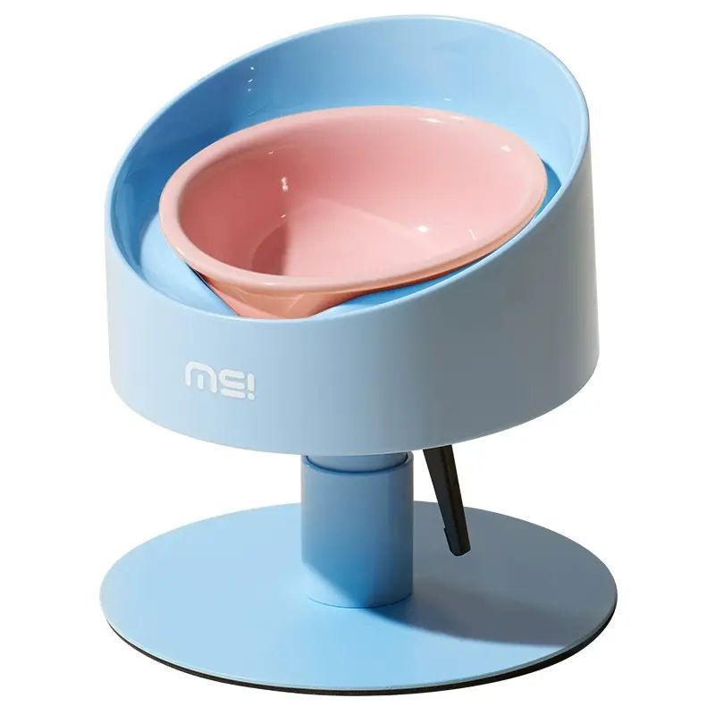 Mochi ceramic cat bowls are here to pamper your feline friend!The high-legged neck support design