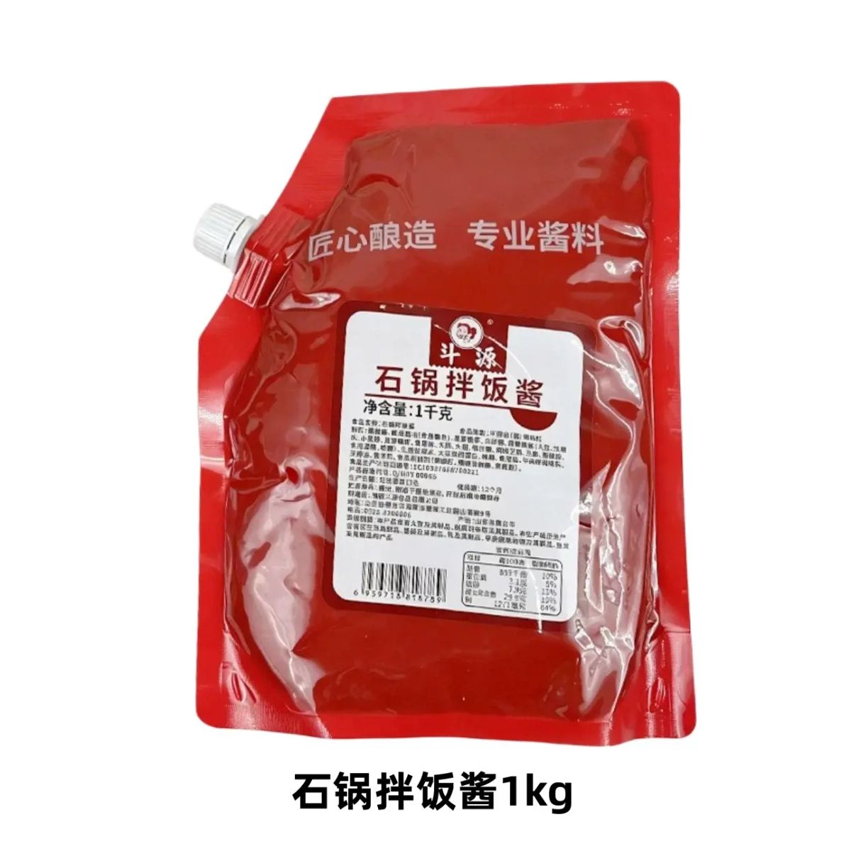石锅拌饭酱1kg/袋韩式料理用拌饭酱甜辣酱韩国寿司紫菜拌面酱