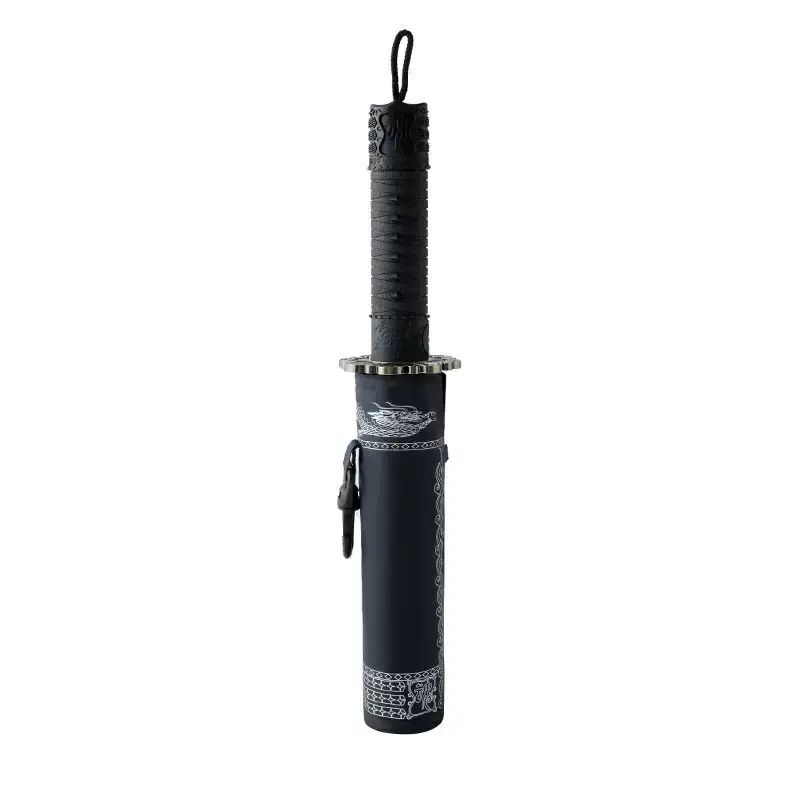 Fully automatic umbrella 270T high-density umbrella cloth gentleman's personalized samurai umbrella