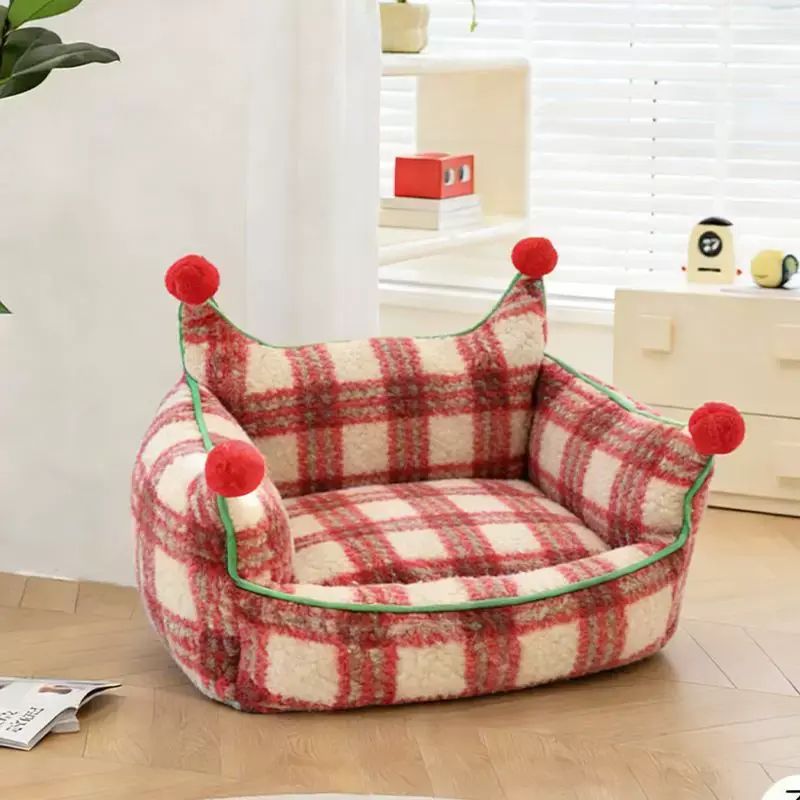 New Year sofa bed cat nest pet bed dog nest allseason nonremovable and washable pet cat sof