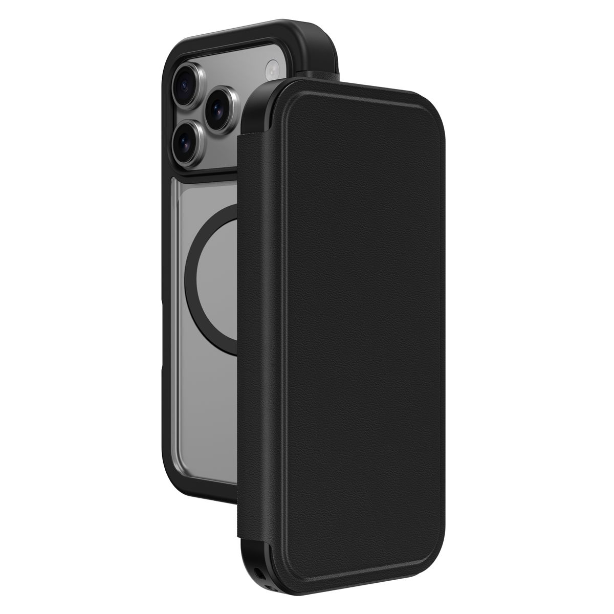 iPhone 17 Pro [GLAMOUR Folio] 掀蓋式保護殼 兼容 MagSafe 錢包卡套設計 約 10 呎防跌保護 邊框防撞擊 日常防刮花保護 提升握感穩定貼服