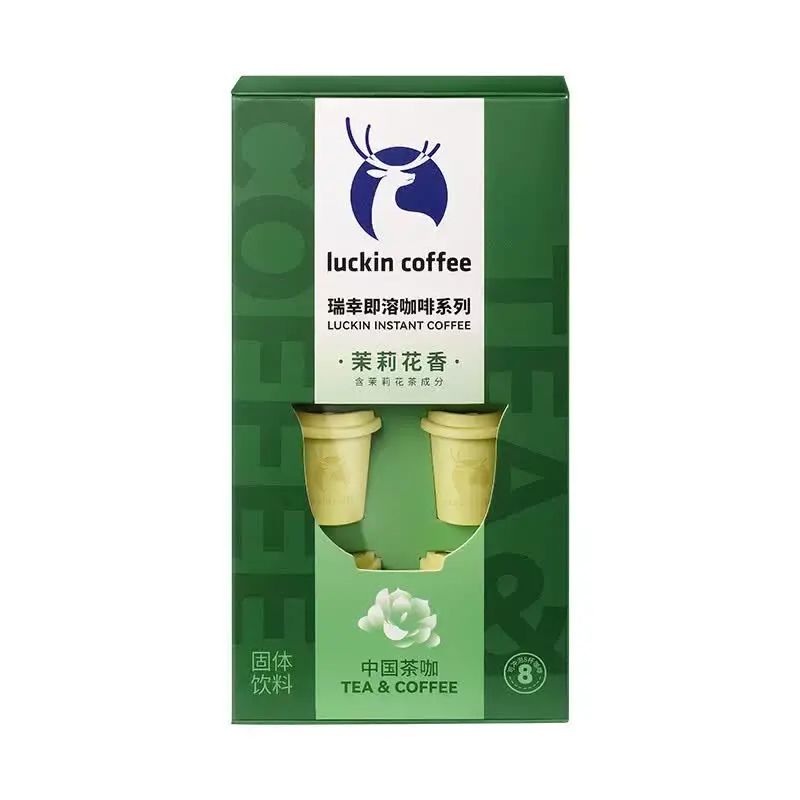 瑞幸咖啡 即溶咖啡茉莉花香茶咖2.3g*8顆