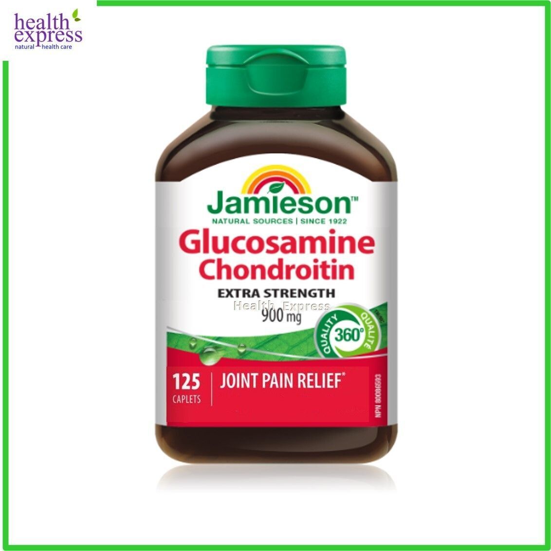 關節健骨寶 (特強配方) 葡萄糖胺 + 硫酸軟骨素 125 粒  (包裝隨機提供) [平行進口] 運動跑步行山 此日期前最佳:2028年10月31日