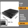 計時咖啡電子秤 | type-c充電手沖咖啡秤 | LED屏義式咖啡秤 | 廚房家用稱-升級款磨砂黑《物理開關+金屬底座+精準度更高+自動計時+隔熱墊)