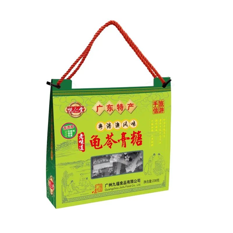 悅仁堂-龜苓膏糖廣東特產伴手禮袋粵港澳區小喫老牌清潤零食238克