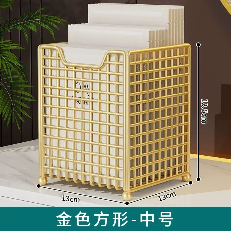面膜收納盒梳妝檯桌面護膚品置物架洗手檯化妝品收納筐衛生間好物