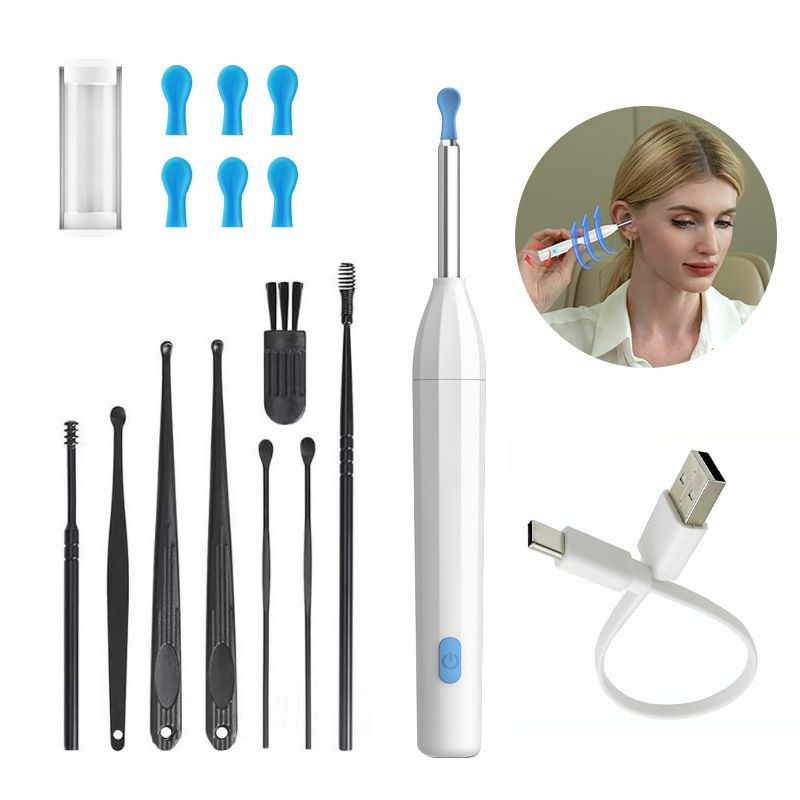 可视挖耳勺8件套- 智能挖耳勺套装APP可视清洁掏耳勺器