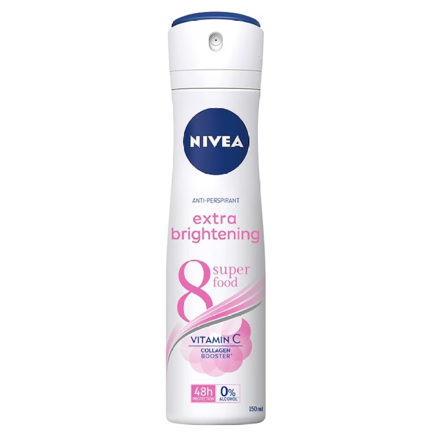 Nivea Antiperspirant Body Spray Whitening 150ML【Random Delivery】（4005808829675）