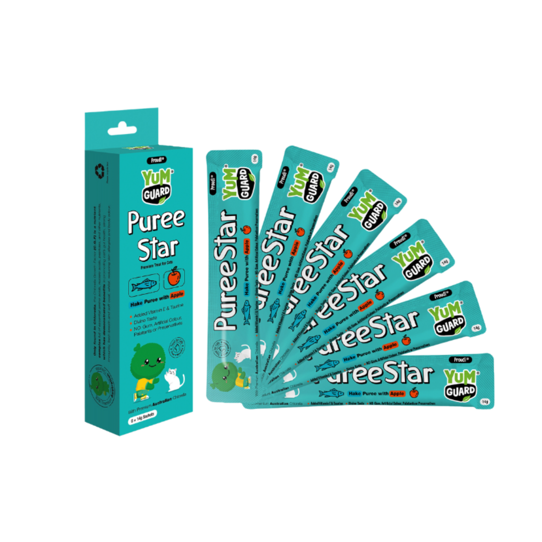 鱈魚蘋果果泥條【強化免疫】貓零食 (14g x6)182101