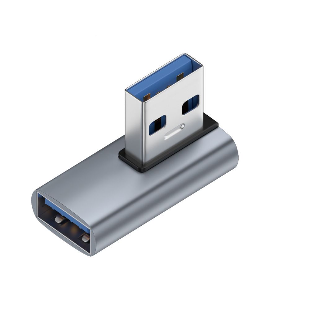 USB OTG轉接頭 Type-C轉換器 公母數據線 延長器 熱賣推薦- USB母轉USB公 中彎 均碼