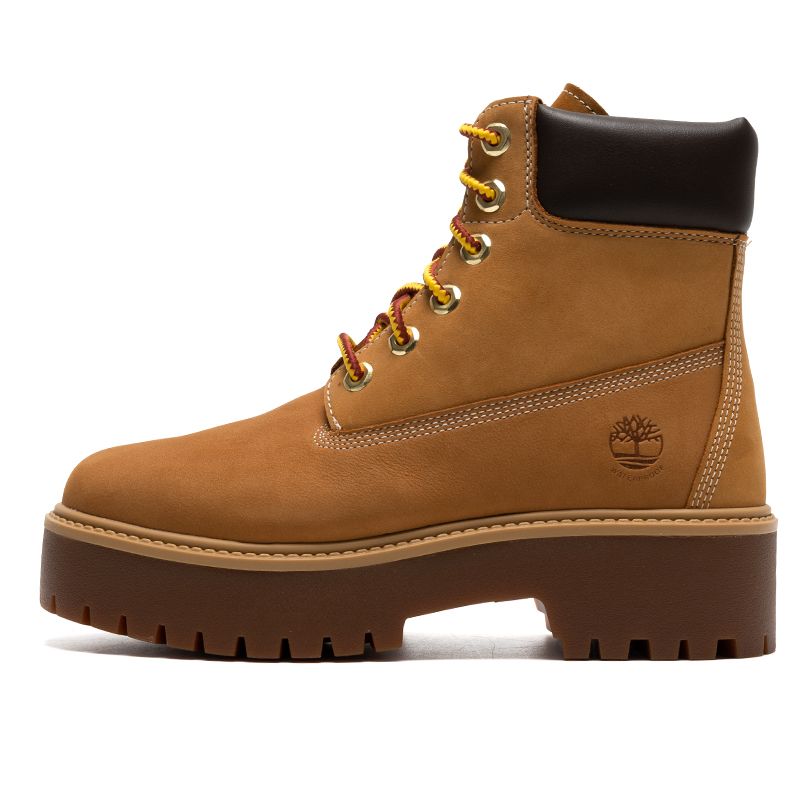 Timberland 6-inch lace waterproof boots  women's high-top boots A5 RJD231-Tan 36