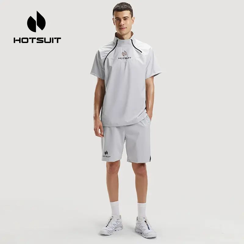 hotsuit后秀暴汗服女跑步运动健身服套装透气舞蹈生专用发汗服6941774787077