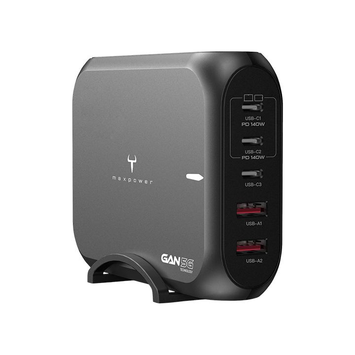 188W PD3.1 GaN 5位 USB 快速充電器 TX1880S