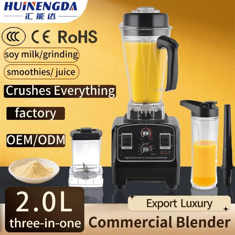 Commercial 3-in-1 Food Processor