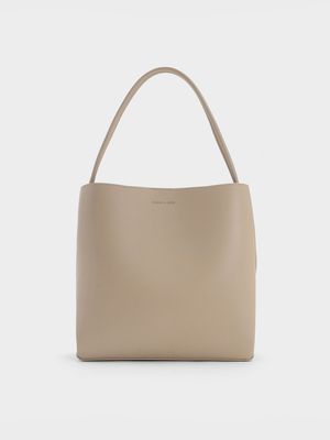 Charles & Keith - Leia 簡約大托特包
