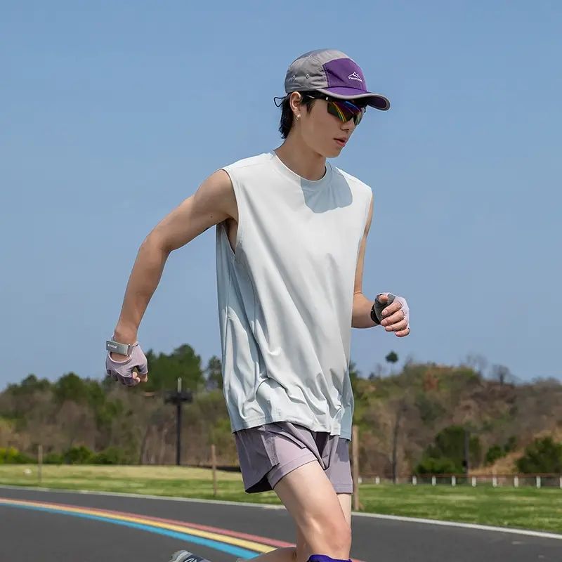 网球背心面料篮球跑步透气运动