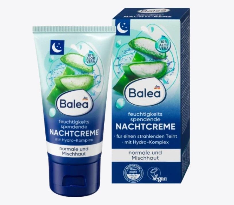 Aqua & Aloe Moisturizing Night Cream 50ml