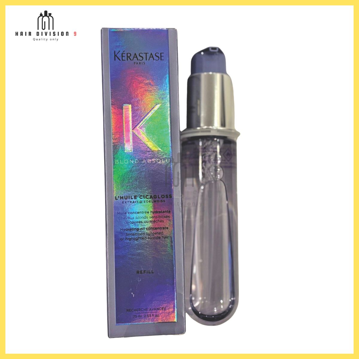 Kerastase Blond Absolu L'Huile Cicagloss Hair Oil Refill 75ml (Parallel Imports Product)