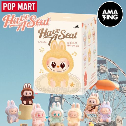 POP MART | Labubu The Monsters Have a Seat Labubu 盲盒1盒坐
