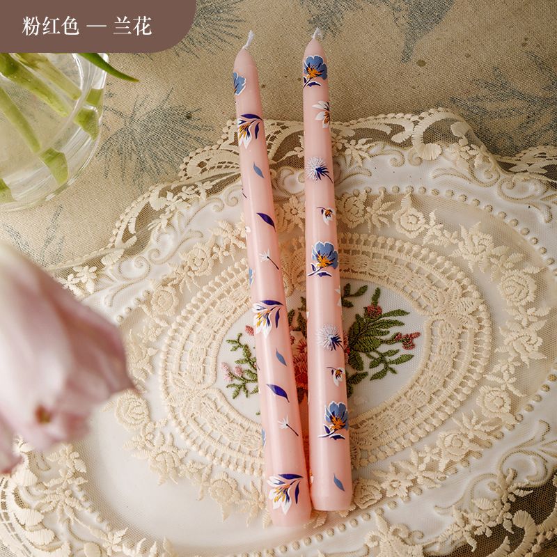 25CM long conical candle | Wedding banquet atmosphere | Long candle