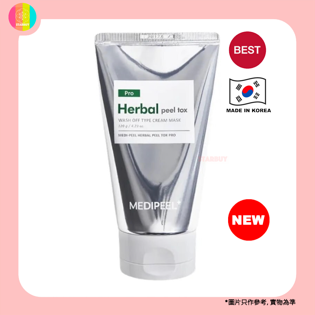 Herbal Peel Tox Wash Off Type Cream Mask 120ml [Parallel Import](8809941820454)EXP.2026.09.20